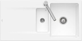 Villeroy & Boch Siluet 60 R Flat bündige Keramik-Spüle in Snow White - Bild 1