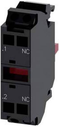 Siemens Kontaktmodul 3SU1400-1AA10-3MA0 1 Öffner in Schwarz aus Kunststoff - Bild 1