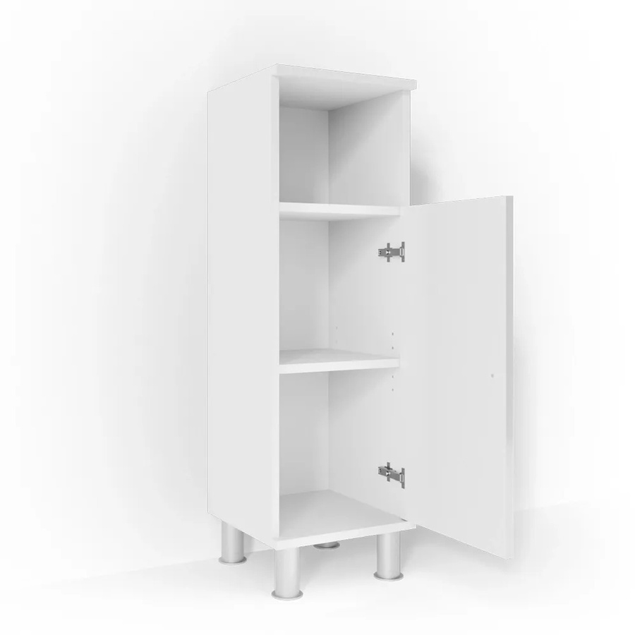 Vicco Midischrank FYNN Badezimmerschrank in Weiß Hochglanz, B/T/H: 30 x 30 x 95 cm - Bild 2
