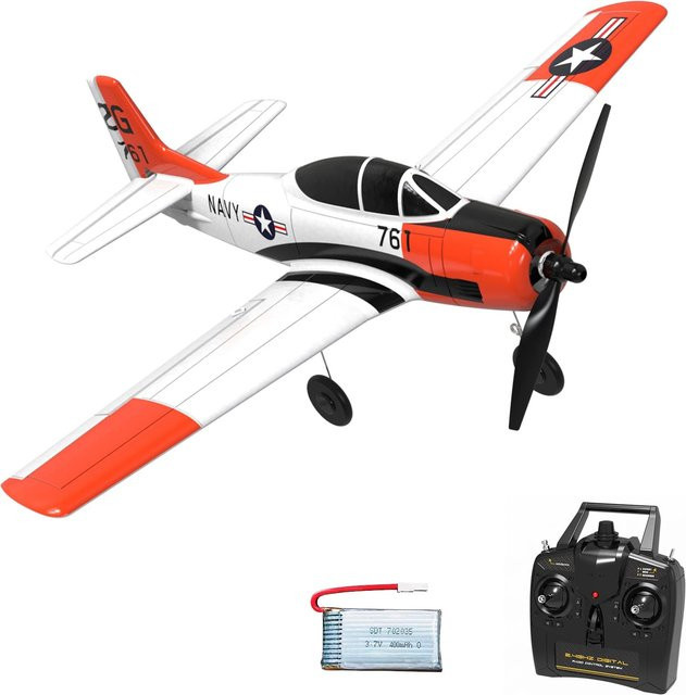 VOLANTEXRC T28 Trojan RC Flugzeug, RC Warbird Fighter, Schaumstoff - Bild 1
