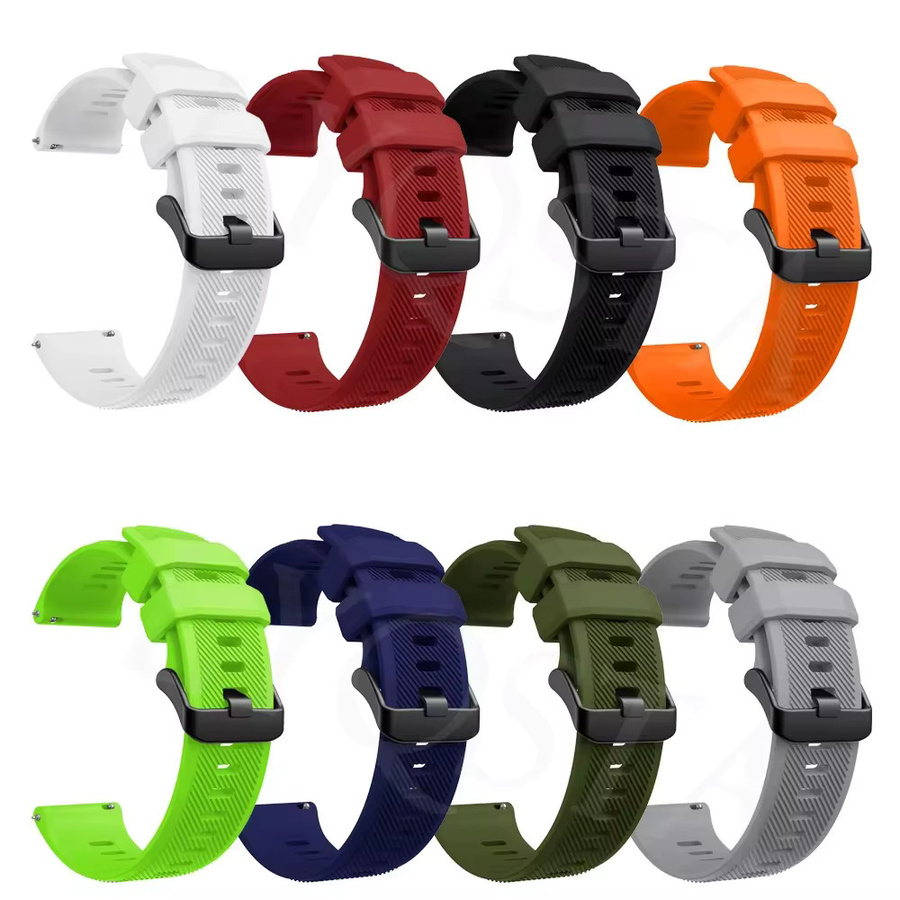 QCTOG Uhrenarmband Silikon, 22mm, für Garmin Forerunner Vivoactive Venu - Bild 2