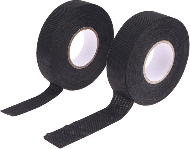 Selbstklebendes Fuzzy-Fleece-Isolierband in Schwarz, 15 Meter hitzebeständiges Kabelbaumband für elektrische Verpackungen im Innenbereich - Bild 1