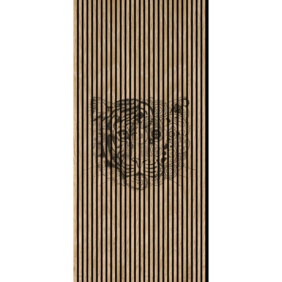 FN Acustico Akustikplatte Tiger in Bunt aus PET und MDF mit modernem Design, H x B x T: 2.400 x 1.133 x 19 mm - Bild 2