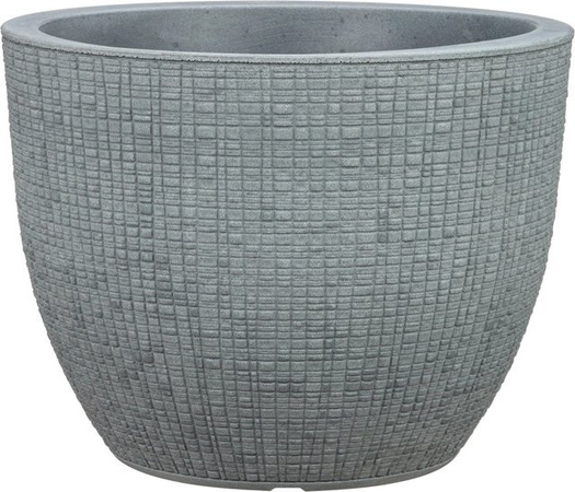Scheurich Pflanzgefäß Barceo Grau Durchmesser: 47 cm, Höhe: 36 cm