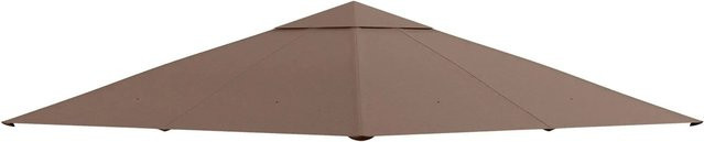 Outsunny Ersatzdach für Pavillon aus Polyester in Braun, B/L: 300 x 300 cm - Bild 1
