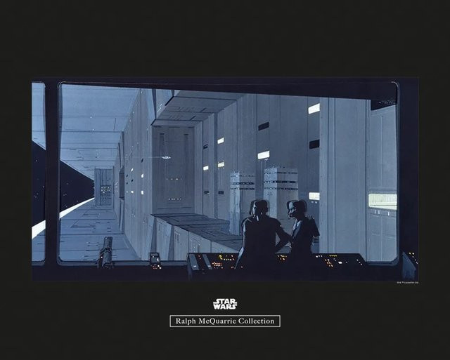 Komar Wandbild Star Wars Control, Poster aus Qualitätsvlies, Breite: 50 cm, Höhe: 40 cm - Bild 1