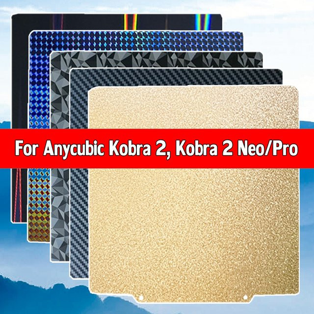 Anycubic Magnetische PEI-Federstahlplatte für Anycubic Kobra 2 Neo und Pro, B/T: 230 x 230 mm - Bild 1