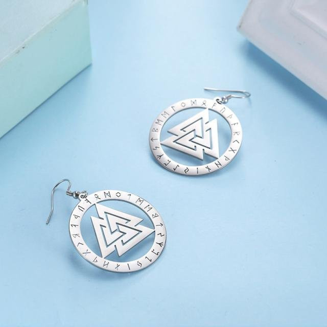 Wucifang Jewelry Ohrringe Edelstahl, Weiß, Damen, Vintage - Bild 1