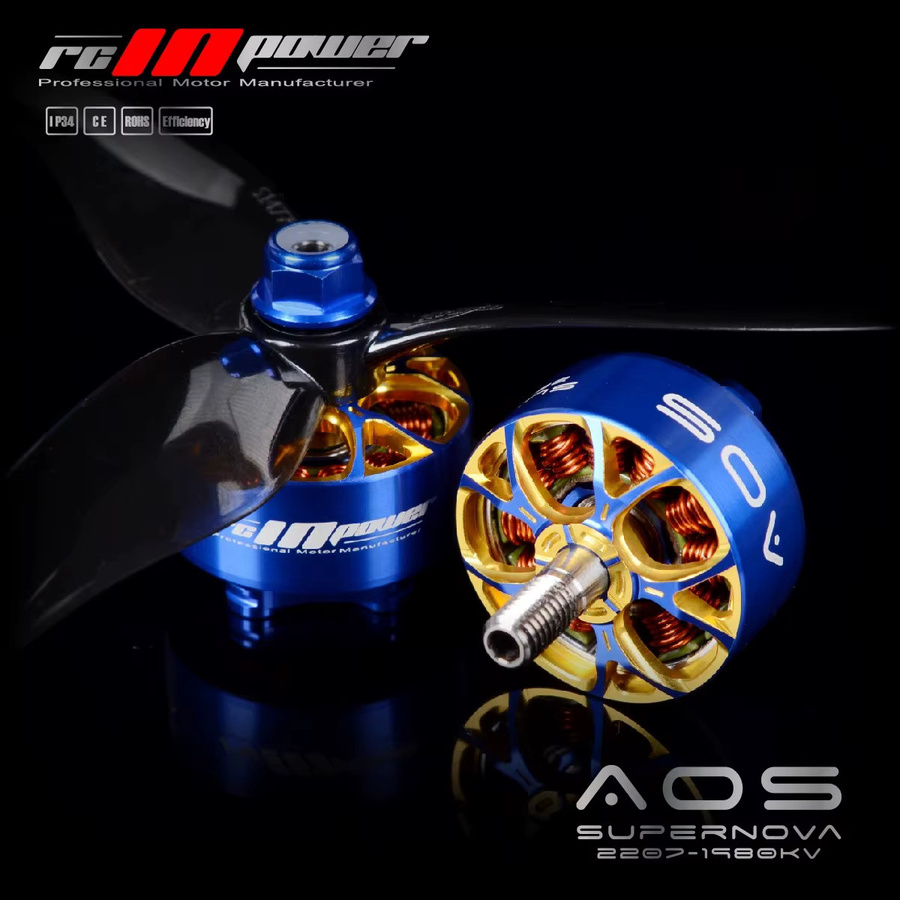 Rcinpower Aos Supernova 2207 1980 kV 5–6 s FPV bürstenloses Motorgetriebe - Bild 2