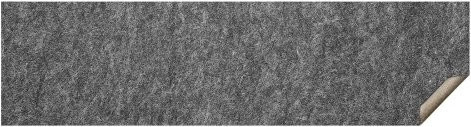VEVOR Anti-Rutsch-Teppichunterlage aus Filz und Latex, grau, B/T: 63,5 x 240 cm, Dicke: 0,6 cm - Bild 1