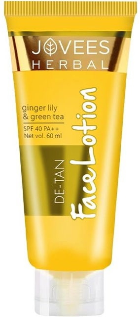 Jovees Herbal De-Tan Lotion LSF 40, 60 ml, für alle Hauttypen - Bild 1