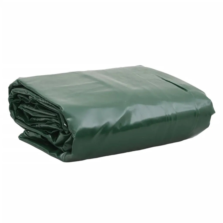 vidaXL Abdeckplane Grün aus PVC mit 650 g/m² B/B/L: 5 x 7 m - Bild 2