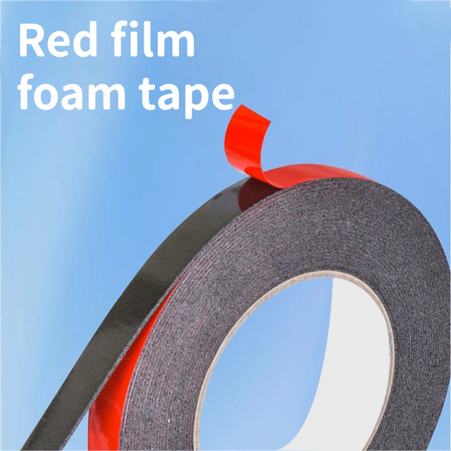 Extra starkes doppelseitiges Acrylschaum-Klebeband in Schwarz für die Montage von Befestigungspads an Autos, wasserdicht und temperaturbeständig - Bild 1