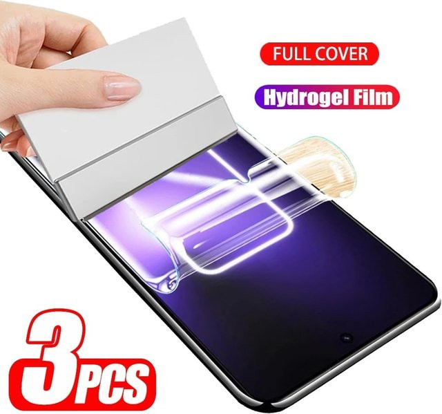 3er Pack Hydrogel Displayschutzfolie für Realme C75 C73 C63 C61 C71 C51s 5G, transparent - Bild 1