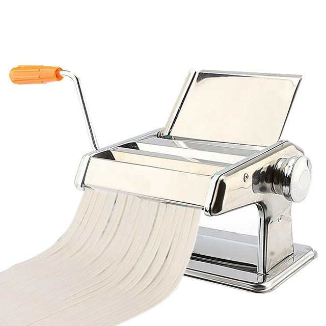 Nensit 3in1 Nudelmaschine aus Edelstahl für Lasagne, Spaghetti und Tagliatelle in Weiß - Bild 1