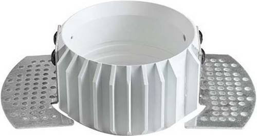 Brumberg Einbaurahmen aus Aluminium in Weiß Ø 85 mm - Bild 1