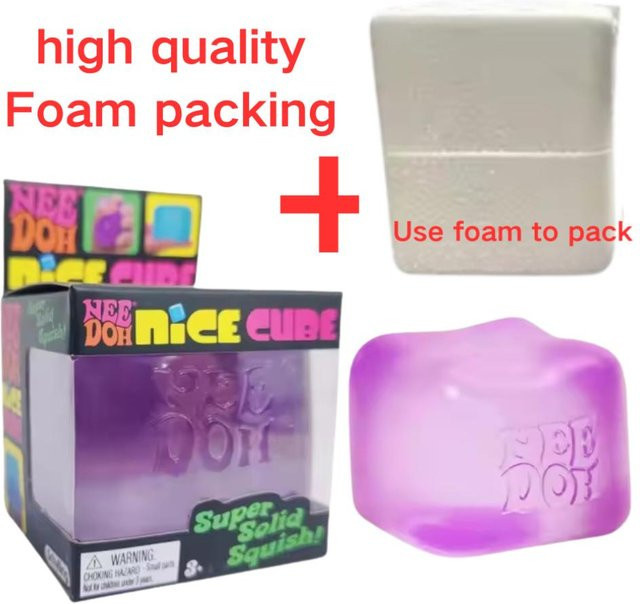 Nee Doh Nice Cube Glitzerwürfel Fidget Blind Box Spielzeug - Bild 1