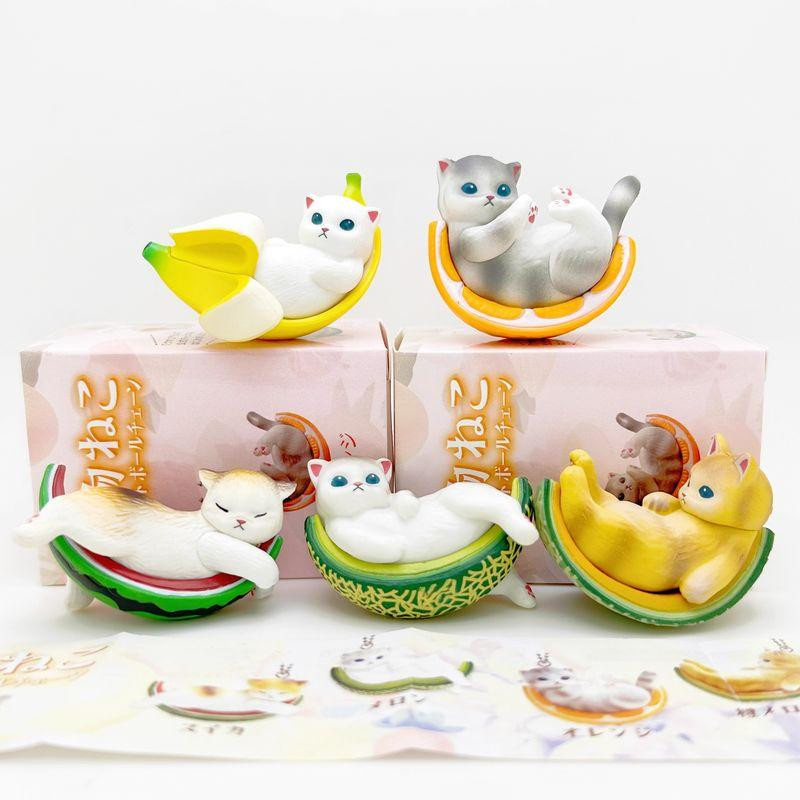 Mofusand Plump Series Blind Box Hamburger Brot Katze Frucht Katze, Figuren, ab 14 Jahren - Bild 2