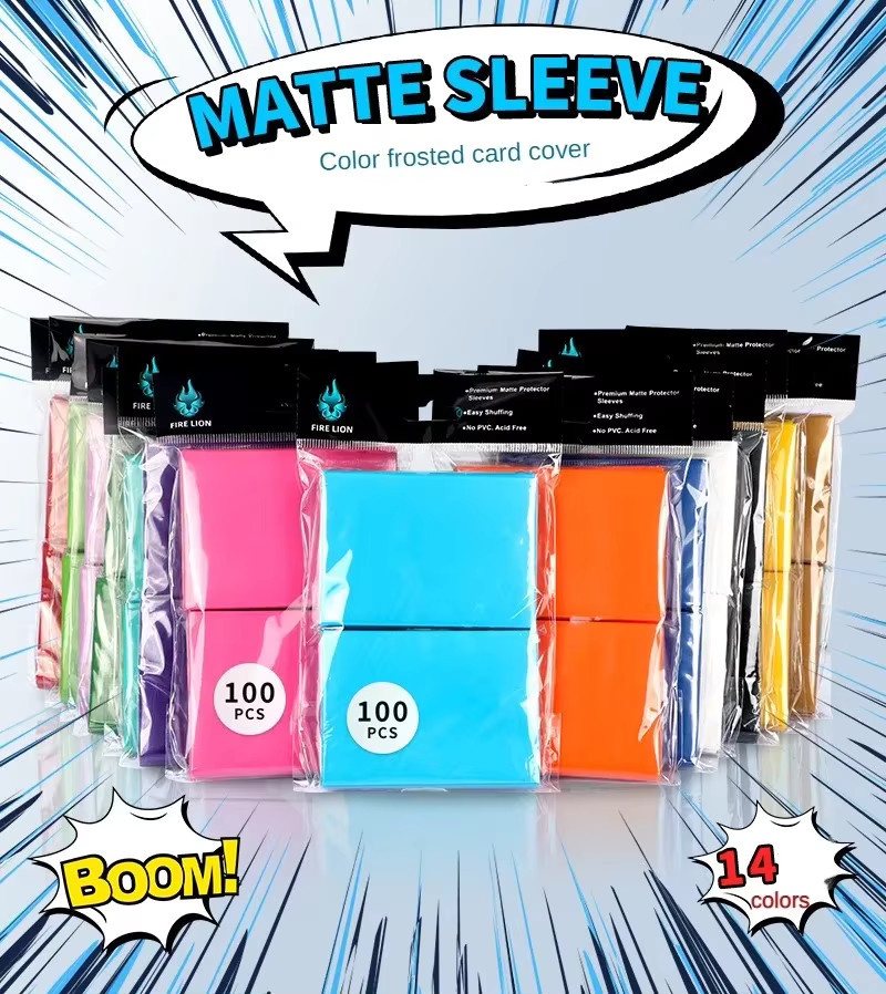 RyshePro Katana-Sammelkartenhüllenhalter, Kartenhüllen, Nachfüllpack, Bunt / Mehrfarbig, 100 Stück - Bild 5