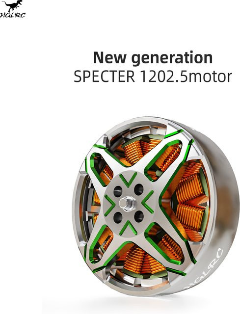 HGLRC SPECTRE 1202,5 Bürstenlose Motoren 11000KV für FPV Freestyle und Long Range Drohnen, 4er Set - Bild 1