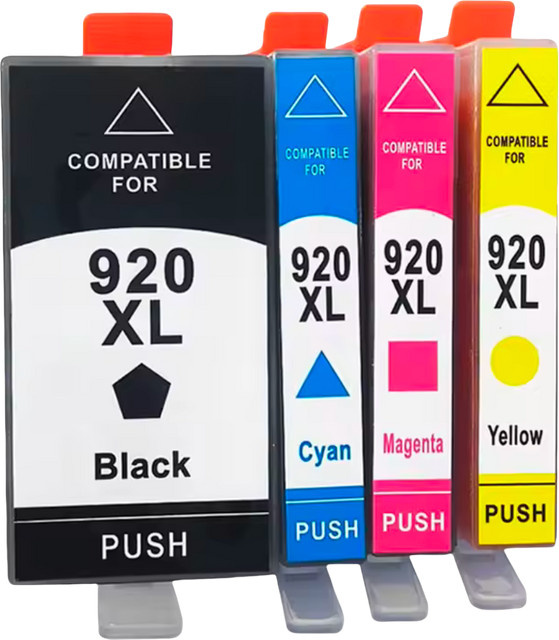 HP 920 und 920XL kompatible Tintenpatronen für HP Officejet 6000, 6500, 6500 A, 7000 und 7500 Drucker - Bild 1