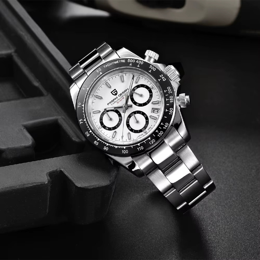 Pagani Design Chronograph, Quarz, Edelstahl, Saphirglas, 40 mm, Herren - Bild 3