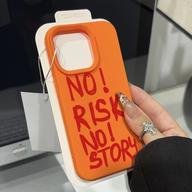Stoßfeste Schutzhülle für iPhone 17 Pro Max, iPhone 16, 15, 14, 13, 12, 11 Pro Max, XS, X, XR, 16E in Orange - Bild 1