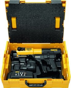 REMS Akku-Press ACC Basic-Pack für Pressverbindungen D in Gelb im Systemkoffer L-Boxx - Bild 1