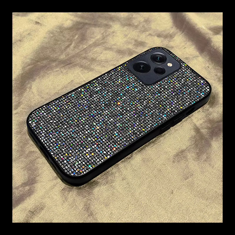 Xiaomi Schutzhülle mit Shiny Grid Muster aus TPU in Weiß für Poco F6 F5 Pro X3 X4 X5 X6 X7 Pro 5G - Bild 3
