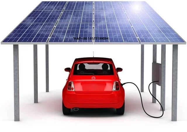 Modernes Solar-Carport-System Hybrid 20KW 5KW als All-in-One 10 kW Solarsystem-Kit in Blau - Bild 1