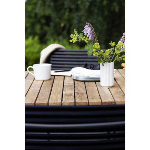 Cinas Gartenmöbelset aus Teakholz und Aluminium für 4 Personen in Grau und Anthrazit - Bild 5