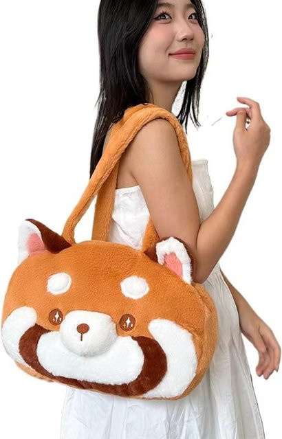 Fashnics Roter Panda Rucksack, Plüschpuppe, ab 14 Jahren - Bild 1