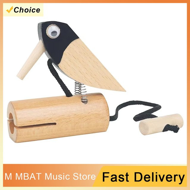 IRIN Vogelrufer Specht, Orff-Musikinstrument, Holz - Bild 1