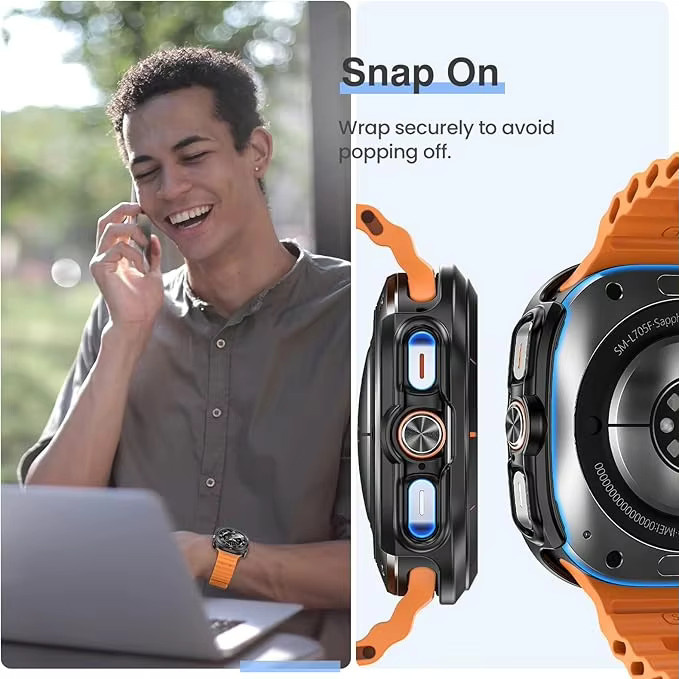 Samsung Galaxy Watch Ultra Displayschutzfolie, Silikon, Schwarz, Unisex - Bild 6