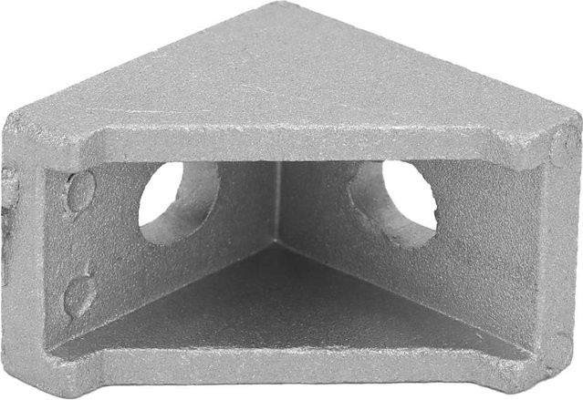 50 Stück Aluminium-Eckwinkel L-Typ mit 2 Löchern in Silber für 2028 Aluminiumprofil von TOMTOP JMS - Bild 1