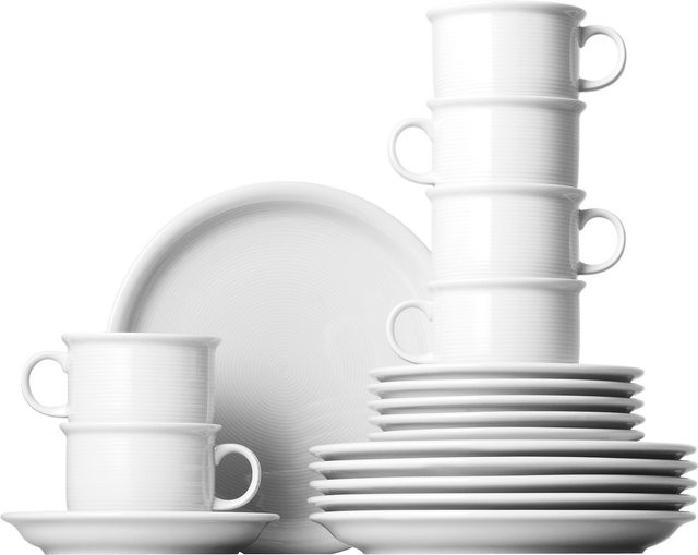Kaffeeservice Thomas TREND aus Porzellan und Bone China in Weiß - Bild 1