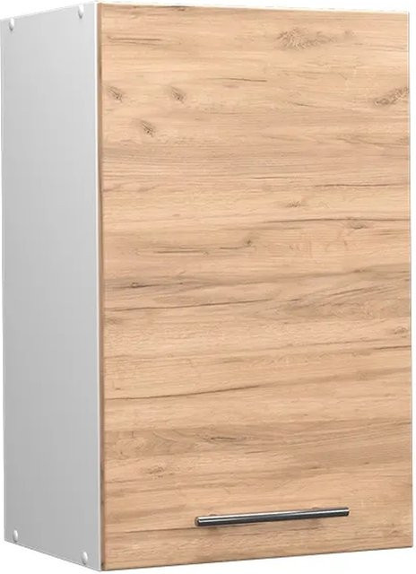 Vicco Hängeschrank Fame-Line Küchenschrank Weiß Eiche mit Softclose-Scharnieren und Einlegeboden B/T/H: 45 x 34 x 72 cm - Bild 2