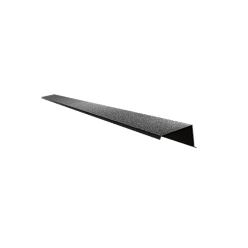 Ortgangwinkel Felsgranulat von Blachotrapez GmbH in Schwarz, Länge: 200 cm - Bild 1
