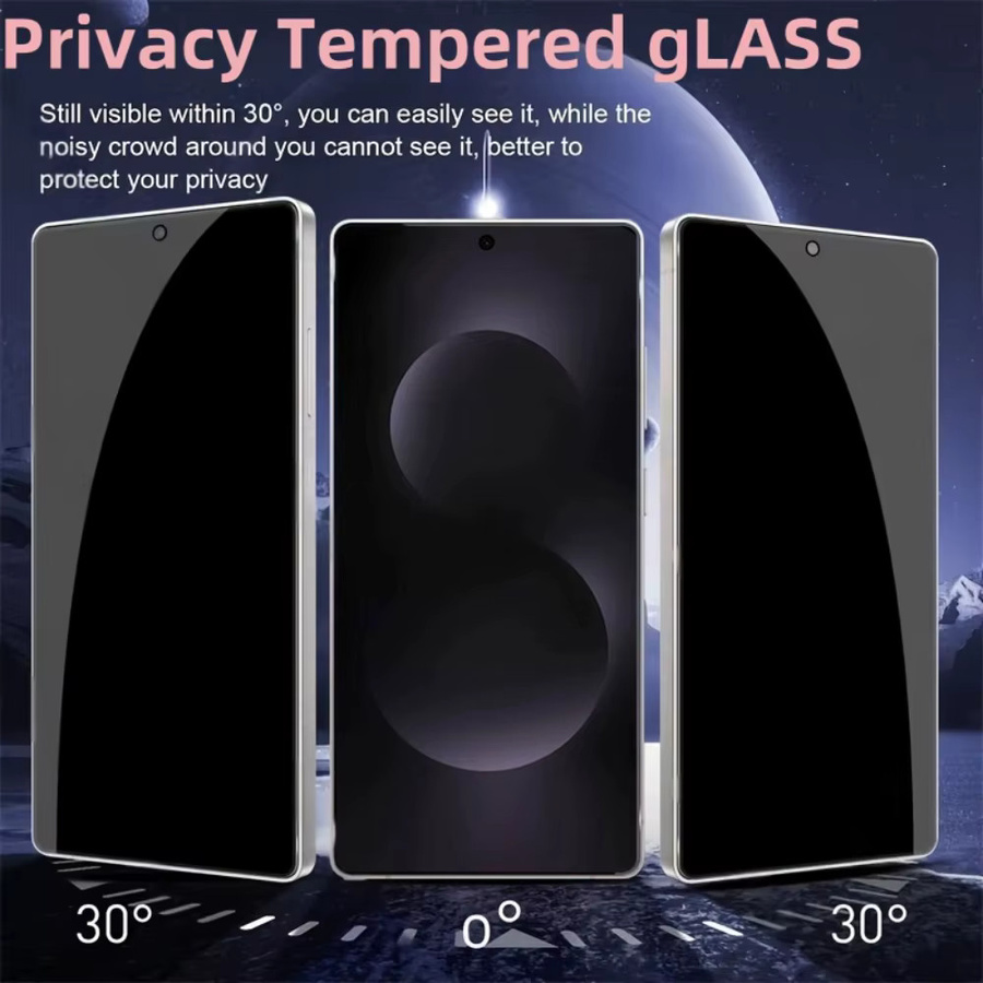 3er-Pack Anti-Spionage Hydrogel-Displayschutz für Samsung Galaxy S26 S25 S24 S23 Ultra S22 S21 S20 Plus und Edge, transparent und kratzfest - Bild 2