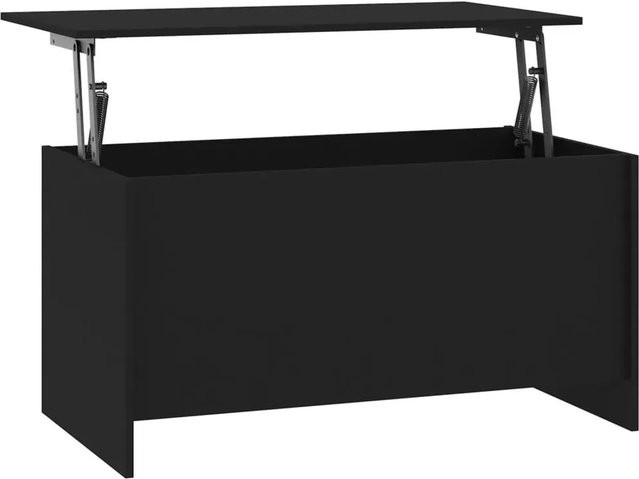 vidaXL Couchtisch modern in Schwarz mit Lift-up-Top aus Holzwerkstoff, B/T/H: 102 x 55,5 x 52,5 cm - Bild 1