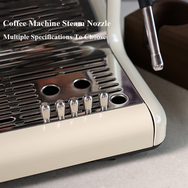 YUAN-ECT Dampfdüse für Espresso Kaffeemaschinen in Silber, kompatibel mit Breville, E61, Delonghi, Barsetto, Welhome und Gemilai - Bild 1