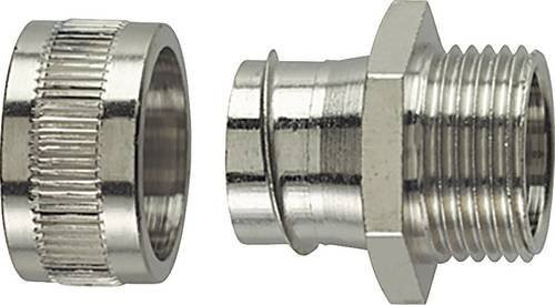 HellermannTyton Schlauchverschraubung Metall M25 Gerade in Silber aus Edelstahl - Bild 1