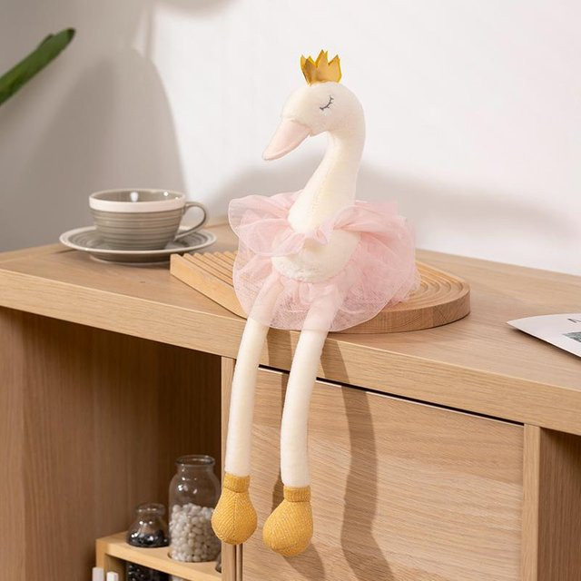 Schöner Wohnen Schwan Plüschtier, rosa, 1-teiliges Set - Bild 1