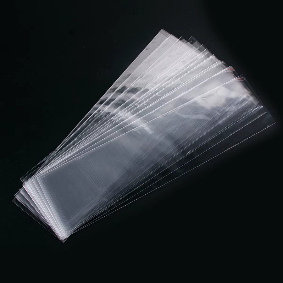 50 Stück transparente Zellophanbeutel von WEIGAO aus Kunststoff für Süßigkeiten und Leckerli bei Hochzeiten, Geburtstagen oder Partys - Bild 2