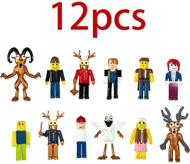 Fashnics 99 Nachtwald Charakterstatuen Eulen Ziegen Wölfe Hirsche 10-24-teiliges Set - Bild 1