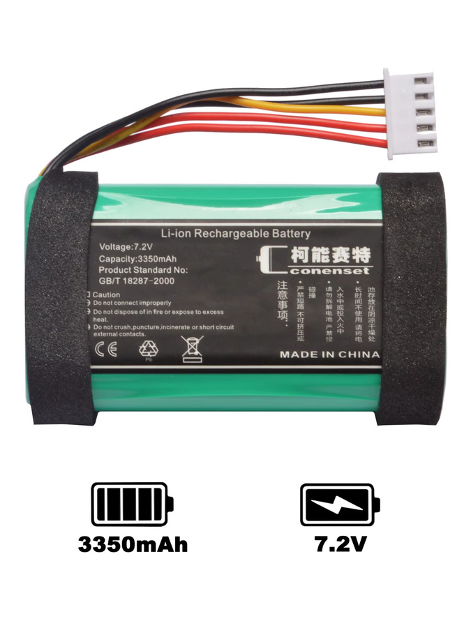 ST-06 Ersatzakku mit 3350 mAh und 7,40 V für Sony SRS-XB31, SRS-XB33, SRS-XB32 Bluetooth-Lautsprecher - Bild 2