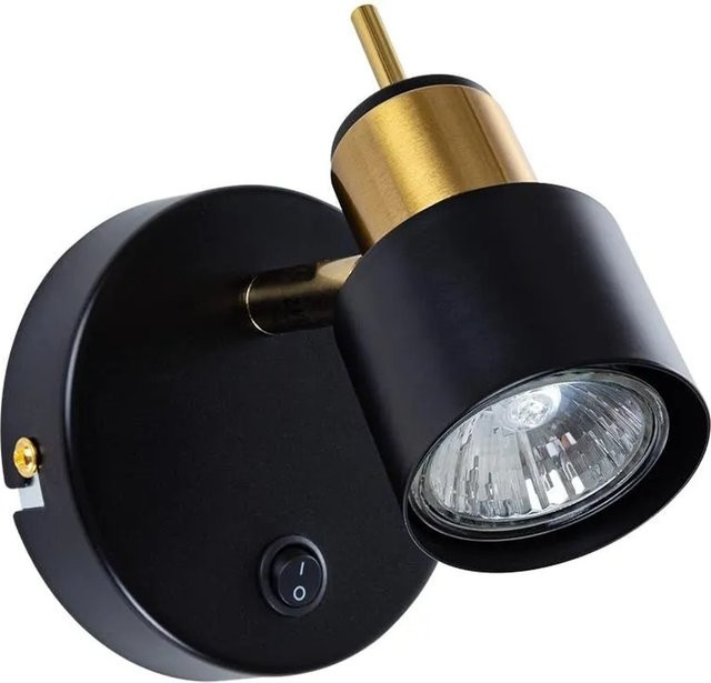 Arte Lamp Almach Wandleuchte aus Metall in Schwarz mit GU10 Fassung - Bild 1
