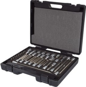 KS Tools KFZ-Bit-Stecknuss-Satz aus Chrome Vanadium, 38-teilig, Silber - Bild 1