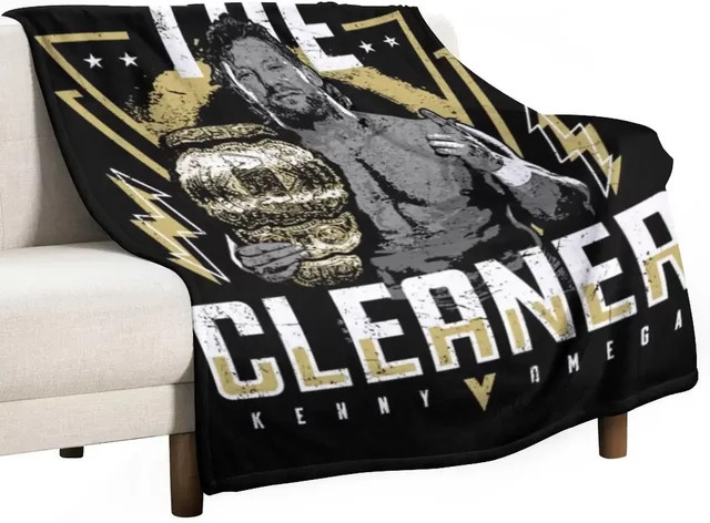 Kenny Omega Champion Steppdecke als weiche Überwurfdecke für Sofas und Betten - Bild 1