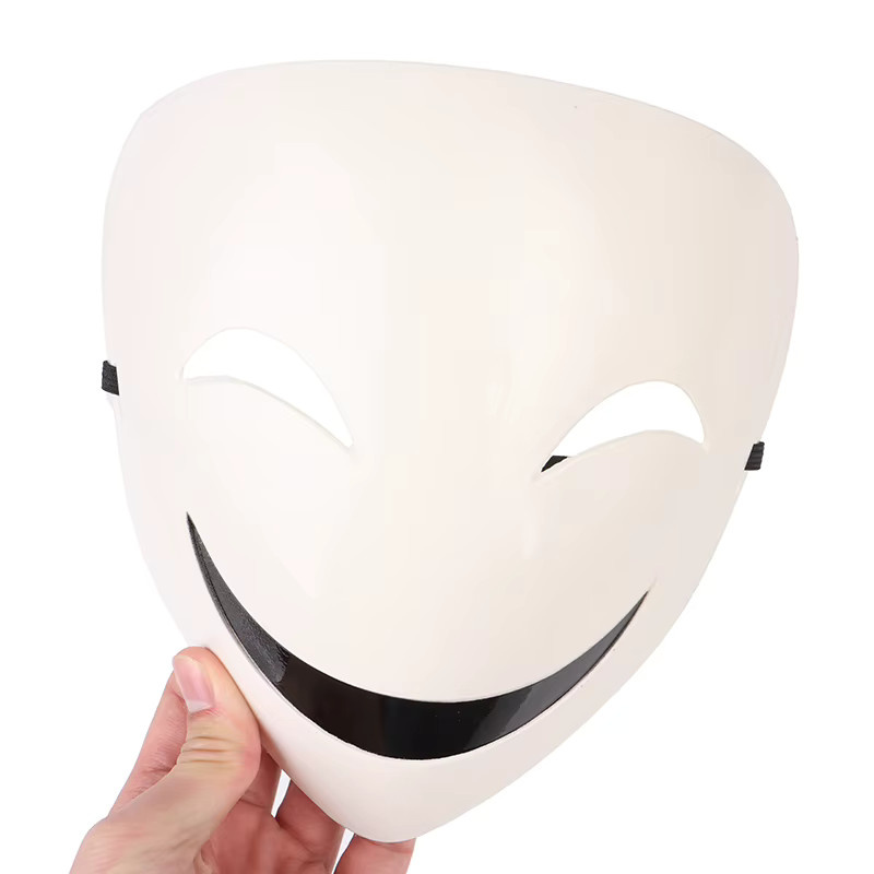 YOWEI Black Bullet Hiruko Maske, Weiß, Unisex - Bild 4
